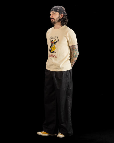 The Real McCoy's Joe McCoy Tee / Wolfie's - Ecru - Standard & Strange
