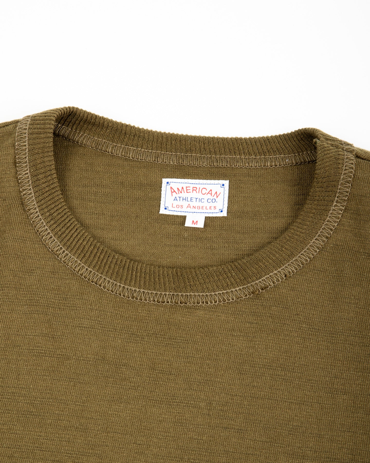 The Real McCoy's Athletic T-Shirt / Loop-Wheel - Olive - Standard & Strange