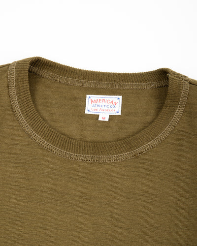 The Real McCoy's Athletic T-Shirt / Loop-Wheel - Olive - Standard & Strange