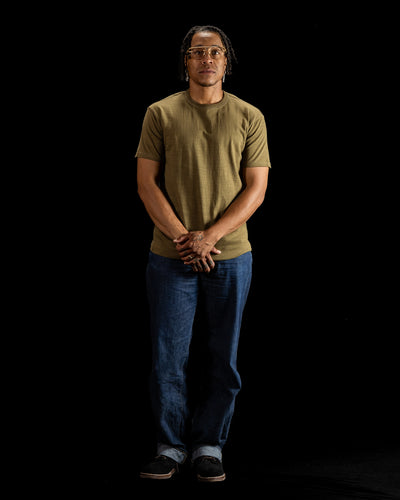 The Real McCoy's Athletic T-Shirt / Loop-Wheel - Olive - Standard & Strange