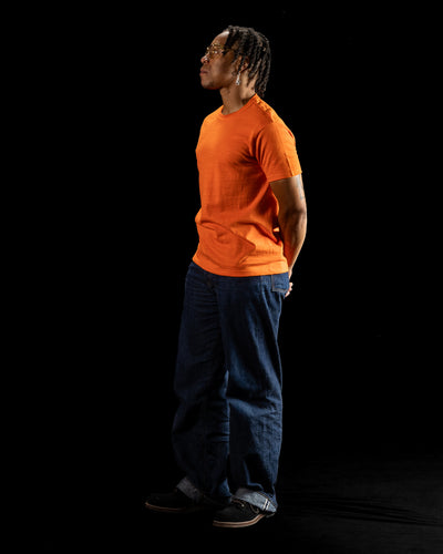 The Real McCoy's Athletic T-Shirt / Loop-Wheel - Orange - Standard & Strange