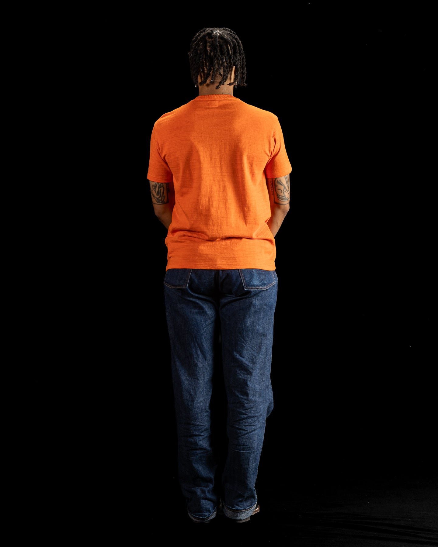 The Real McCoy's Athletic T-Shirt / Loop-Wheel - Orange - Standard & Strange