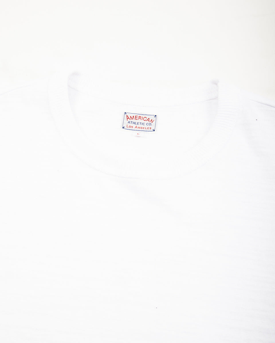 The Real McCoy's Loopwheeled Athletic Tee - White - Standard & Strange