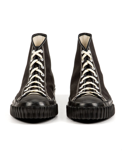 The Real McCoy's Military Canvas Training Shoes - Black - Standard & Strange