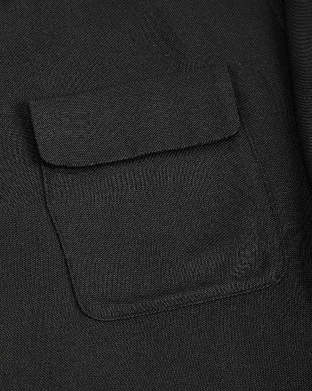 The Real McCoy's Open Collar Rayon Shirt - Black - Standard & Strange
