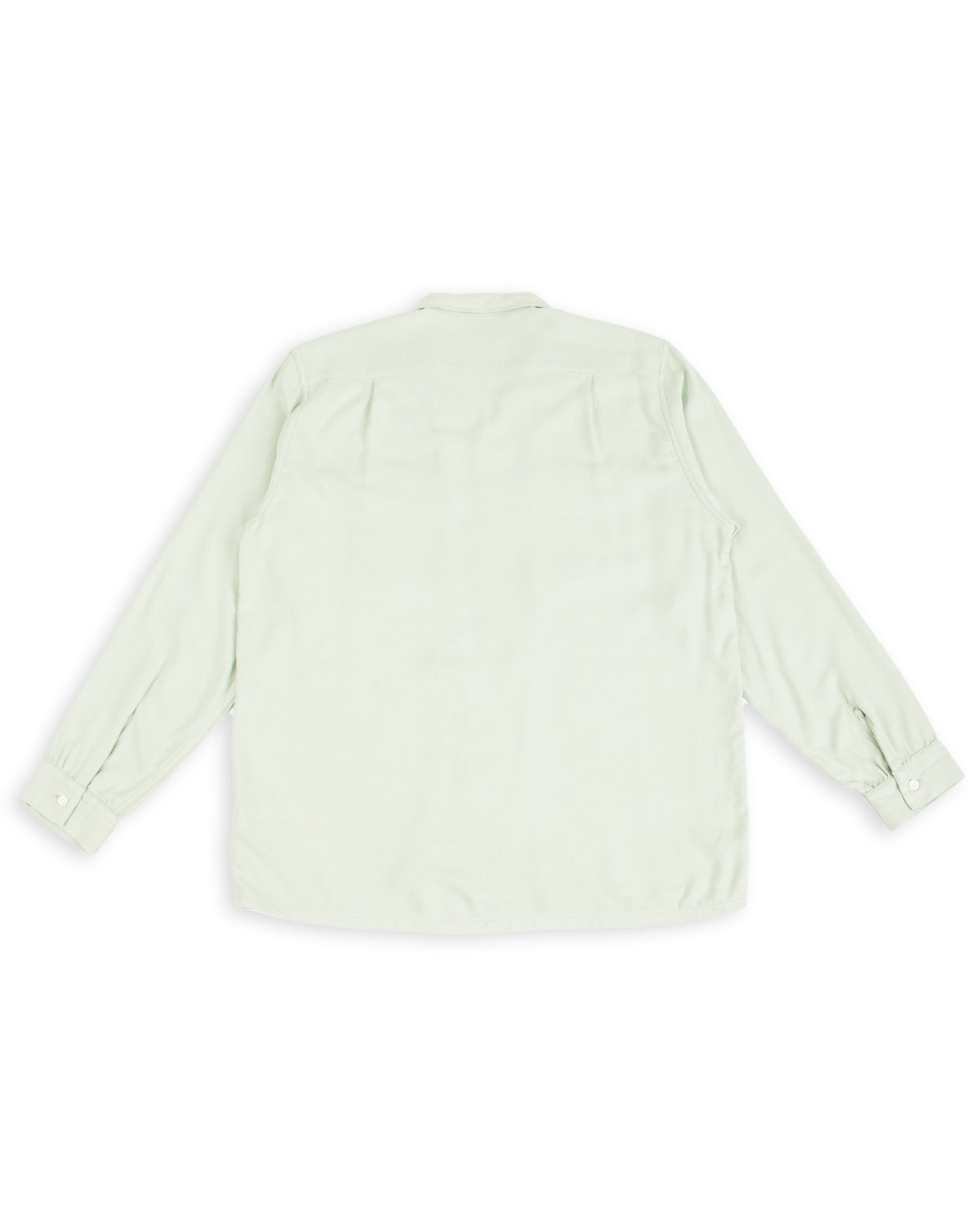 The Real McCoy's Open Collar Rayon Shirt - Mint - Standard & Strange