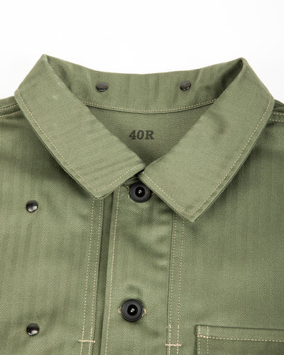 The Real McCoy's P-44 Utility Coat - Sage Green - Standard & Strange