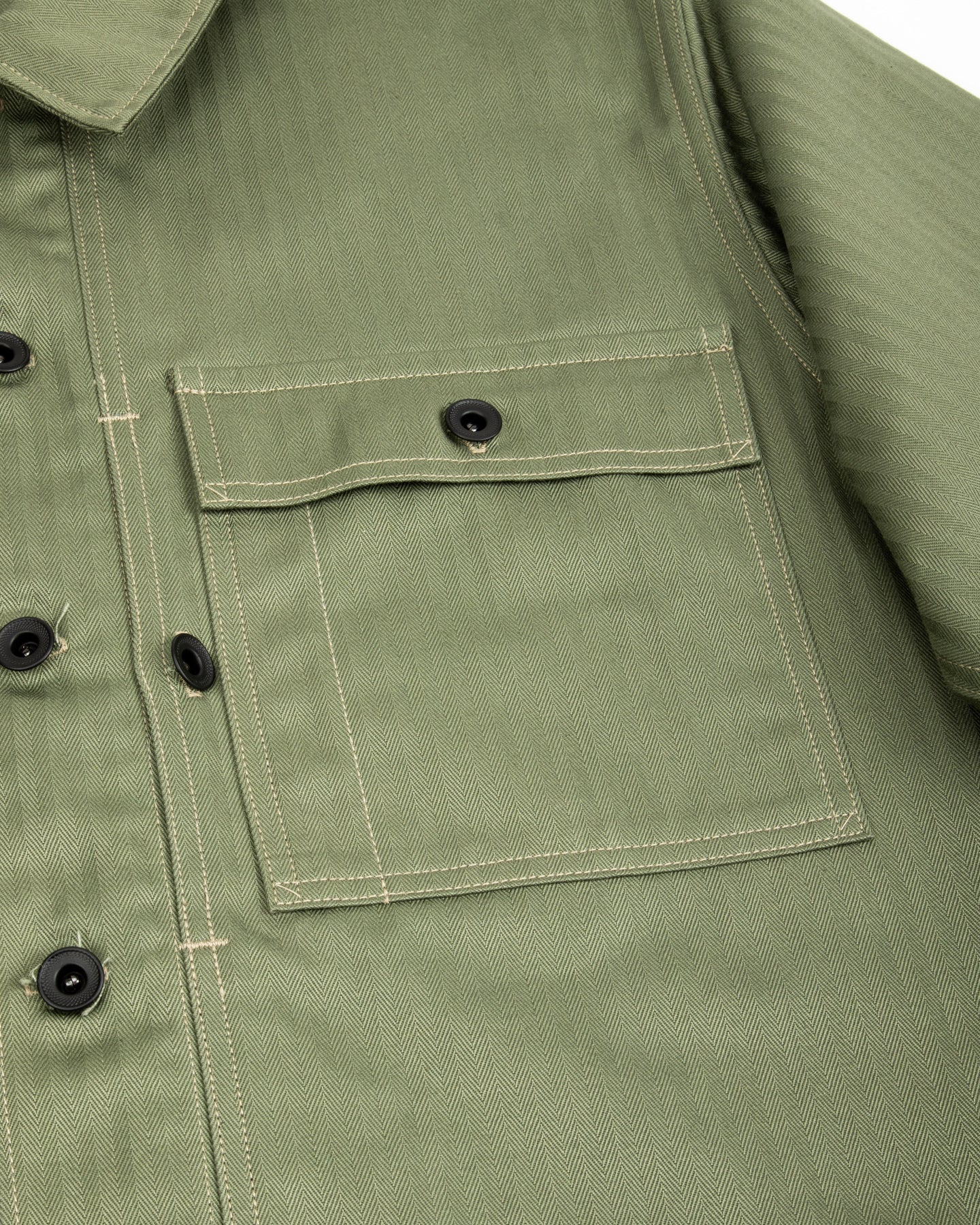 The Real McCoy's P-44 Utility Coat - Sage Green - Standard & Strange