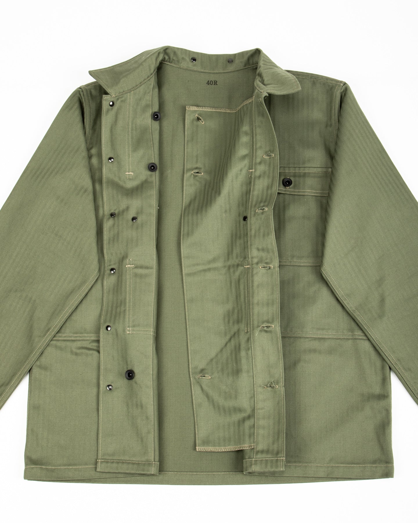 The Real McCoy's P-44 Utility Coat - Sage Green - Standard & Strange