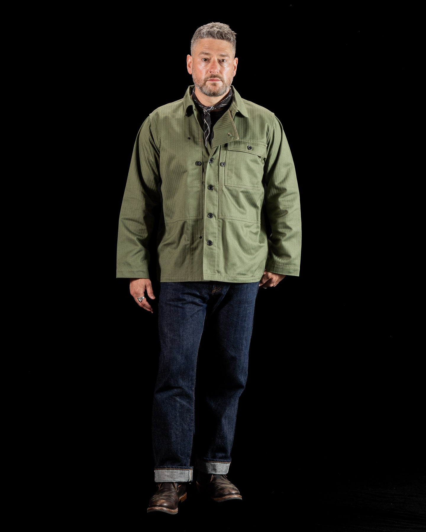 The Real McCoy's P-44 Utility Coat - Sage Green - Standard & Strange