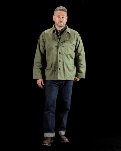 The Real McCoy's P-44 Utility Coat - Sage Green - Standard & Strange