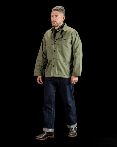 The Real McCoy's P-44 Utility Coat - Sage Green - Standard & Strange