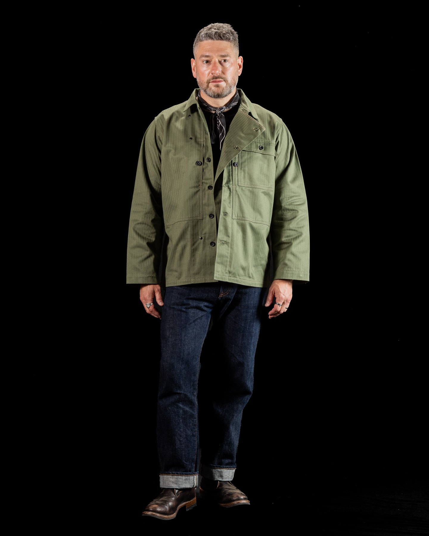 The Real McCoy's P-44 Utility Coat - Sage Green - Standard & Strange