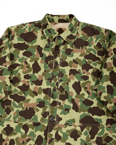 The Real McCoy's P1944 Reversible Frogskin Camouflage Coat - Green - Standard & Strange