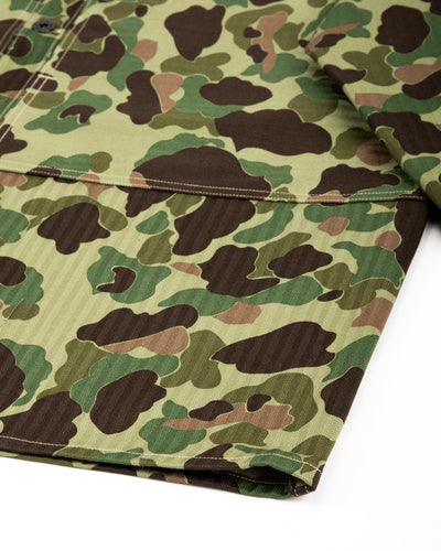 The Real McCoy's P1944 Reversible Frogskin Camouflage Coat - Green - Standard & Strange