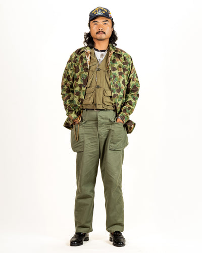 The Real McCoy's P1944 Reversible Frogskin Camouflage Coat - Green - Standard & Strange