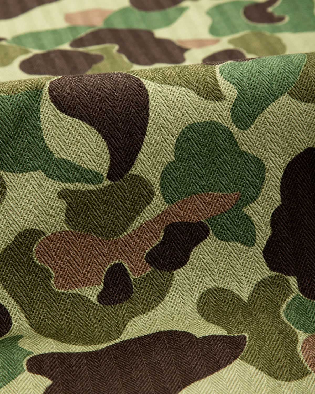 The Real McCoy's Reversible Frogskin Camouflage Shorts - Green - Standard & Strange
