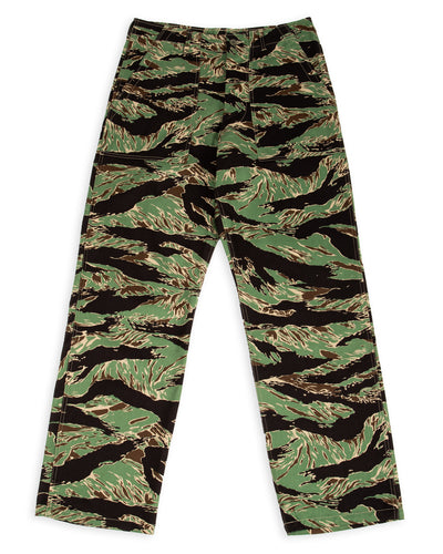 The Real McCoy's Tiger Camouflage Civilian Trousers / John Wayne - Green - Standard & Strange
