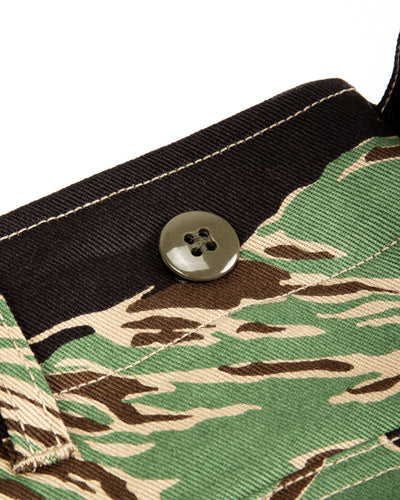The Real McCoy's Tiger Camouflage Civilian Trousers / John Wayne - Green - Standard & Strange