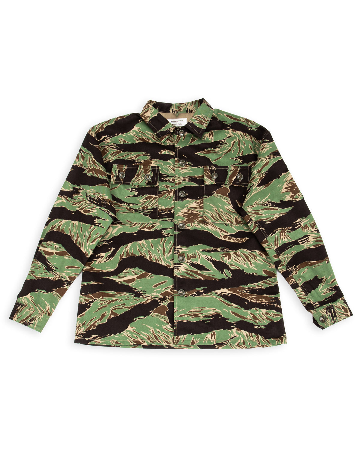 The Real McCoy's Tiger Camouflage Shirt / John Wayne - Green - Standard & Strange