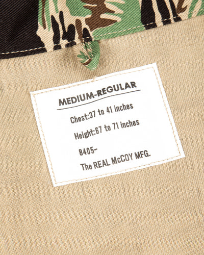 The Real McCoy's Tiger Camouflage Shirt / John Wayne - Green - Standard & Strange
