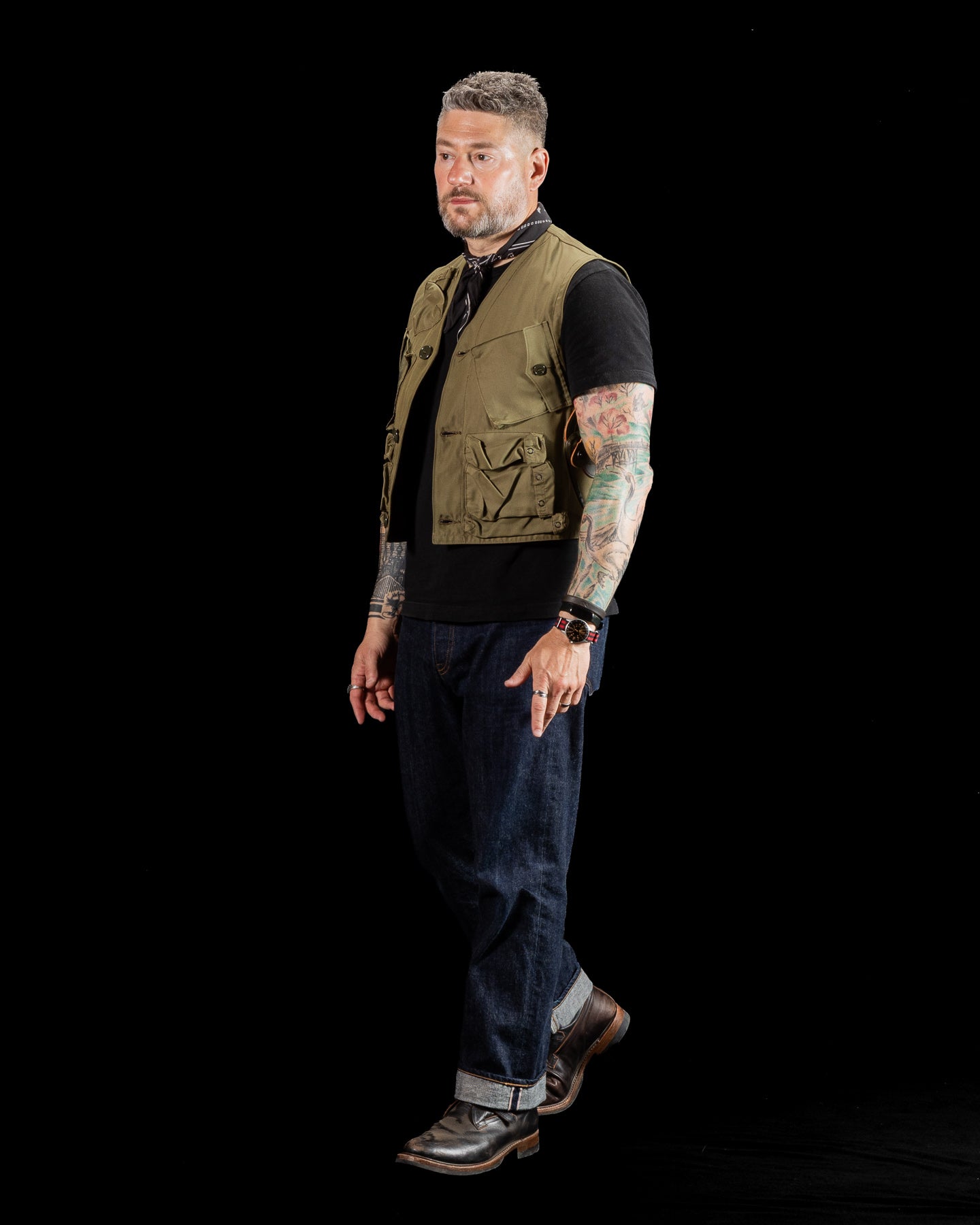 Type C-1 Vest, Emergency Sustenance Vest - Olive