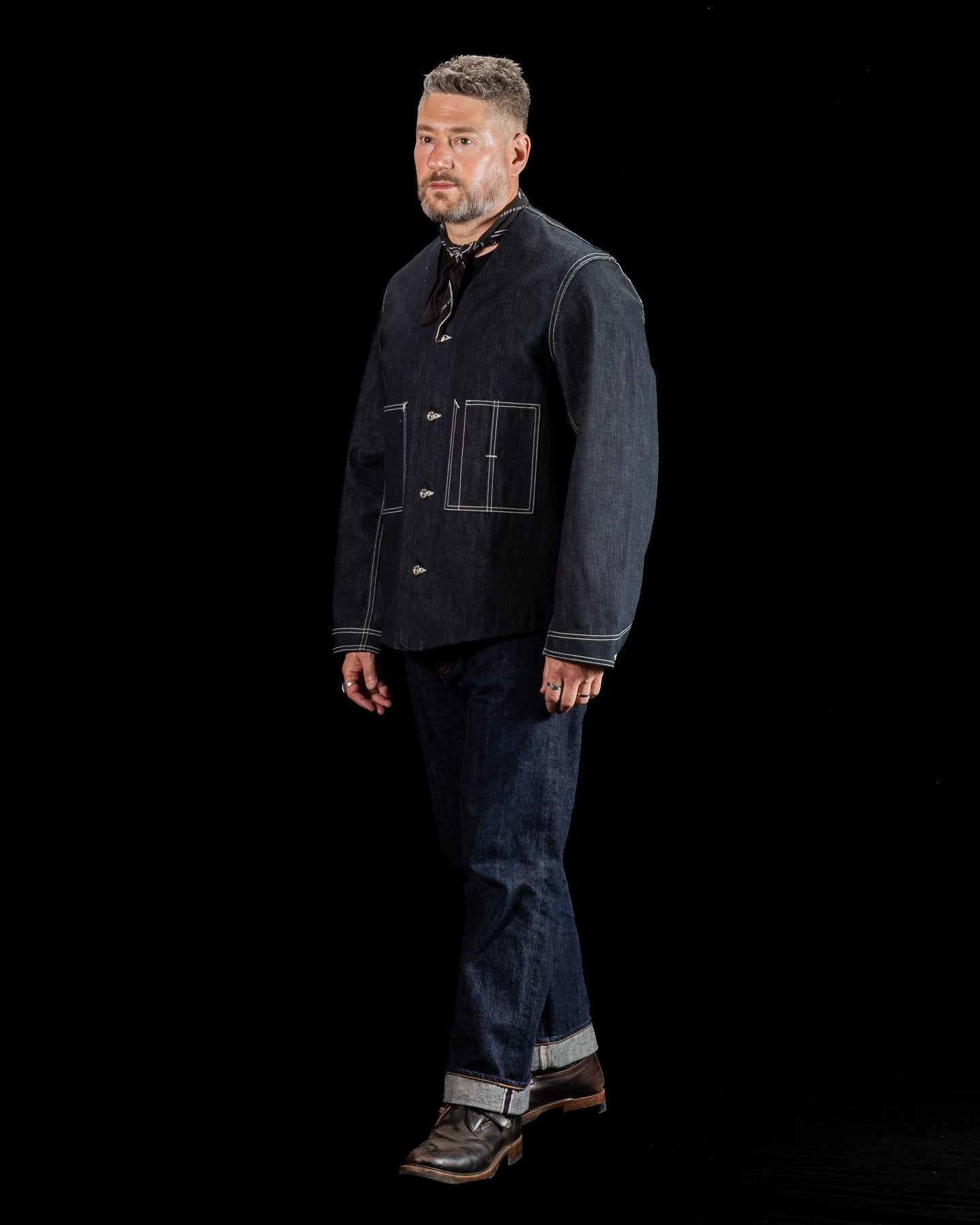 The Real McCoy's WWII Denim Engineer Coat - Indigo - Standard & Strange