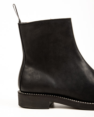 Rolling Dub Trio Casper Side Zip Boot - Black Kobe Shrink - Standard & Strange