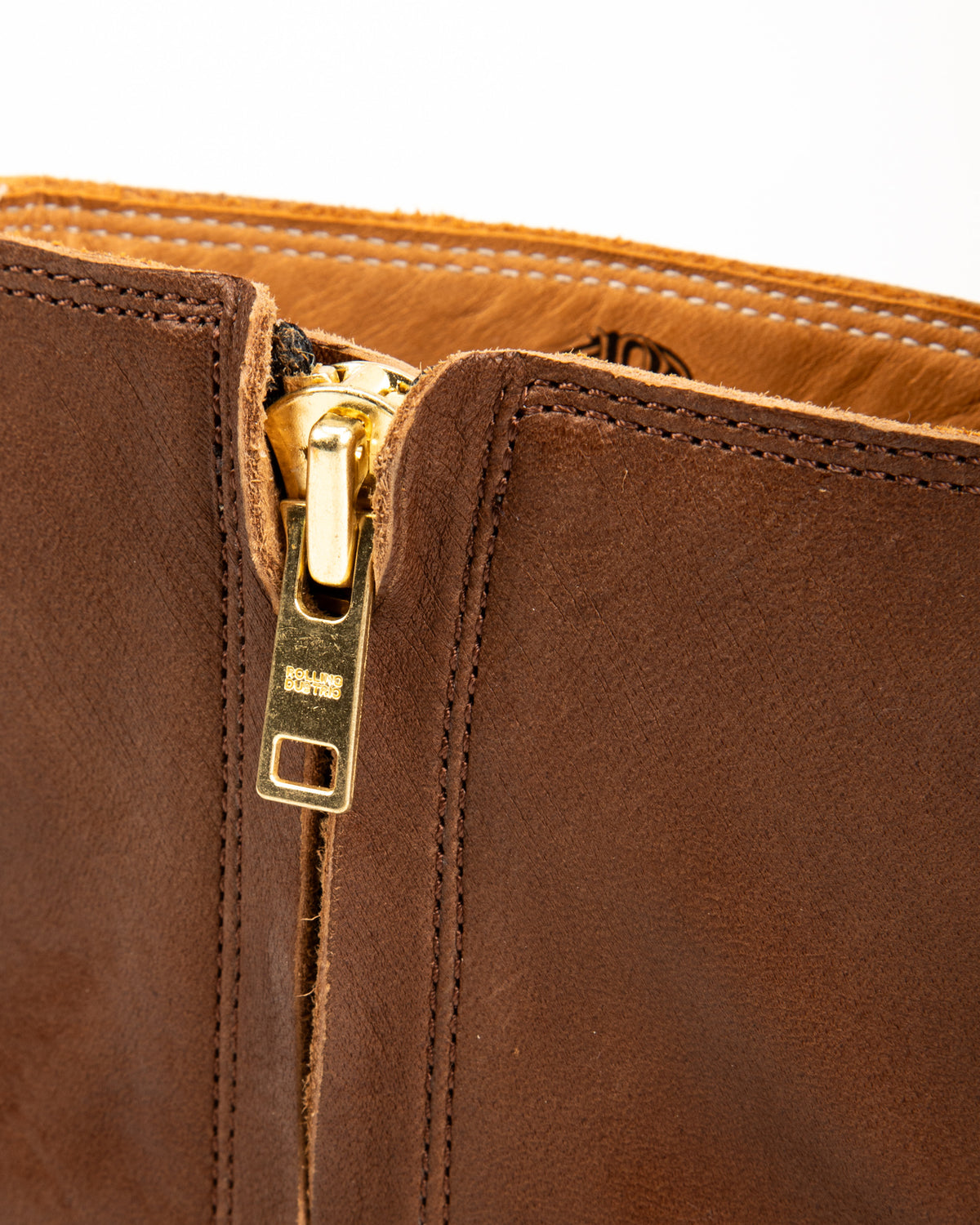 Rolling Dub Trio Casper Side Zip Boot - Brown Horsehide - Standard & Strange