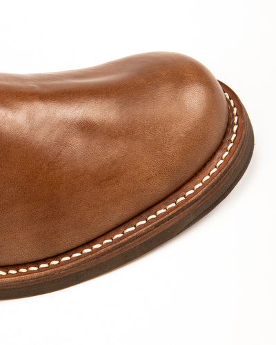 Rolling Dub Trio Casper Side Zip Boot - Brown Horsehide - Standard & Strange