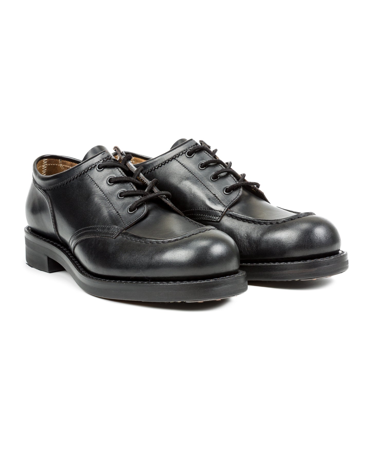 Rolling Dub Trio Coupen Low Moc - All Black Horsehide - Standard & Strange