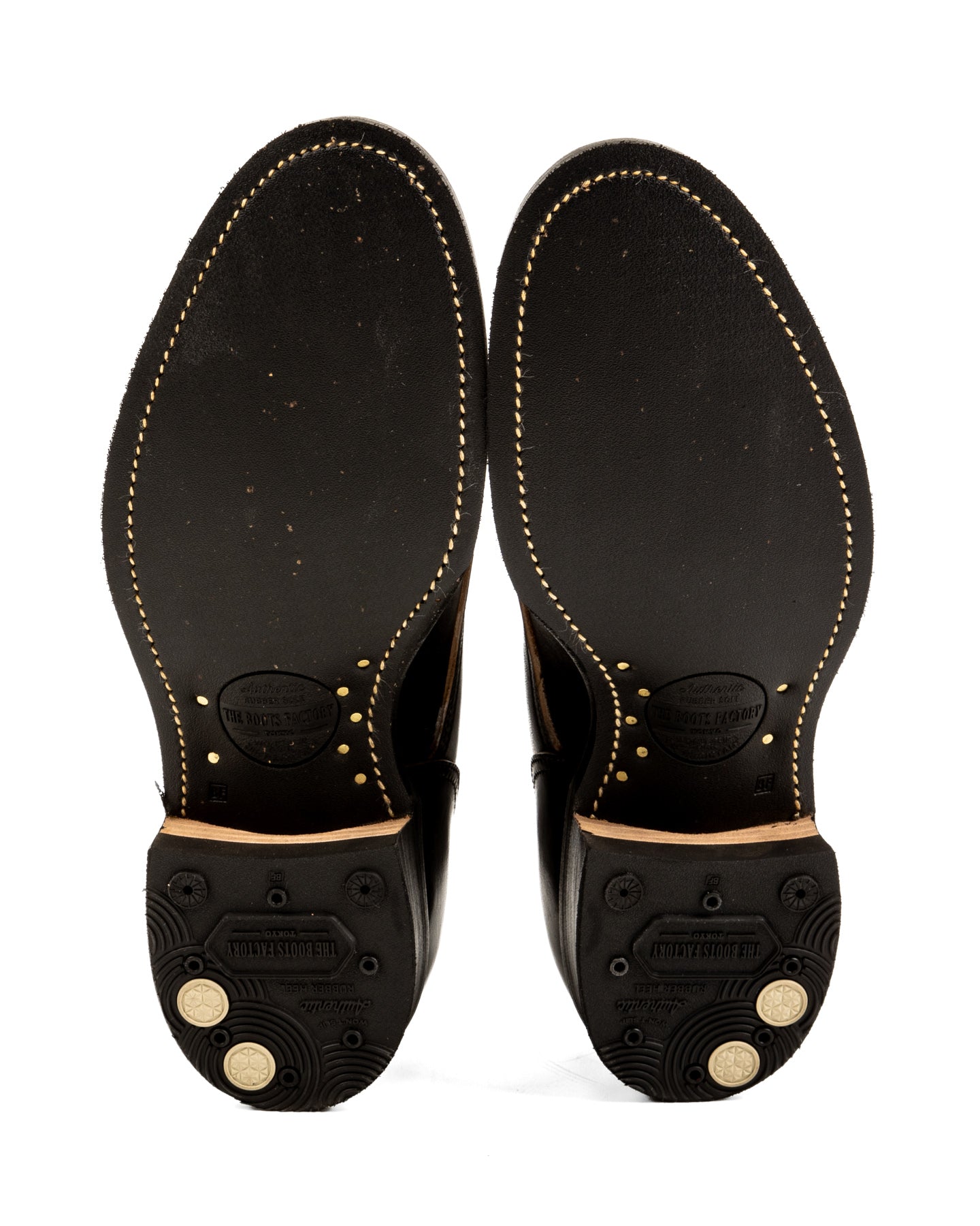 Rolling Dub Trio Griffin Plain Toe Boots - Black Horsebutt - Standard & Strange