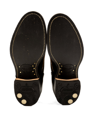 Rolling Dub Trio Griffin Plain Toe Boots - Black Horsebutt - Standard & Strange