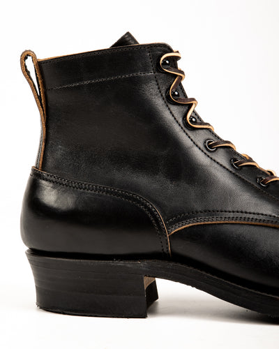 Rolling Dub Trio Griffin Plain Toe Boots - Black Horsebutt - Standard & Strange