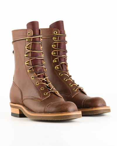 Rolling Dub Trio Roots 8.5" Boot - Brown Horsebutt - Standard & Strange