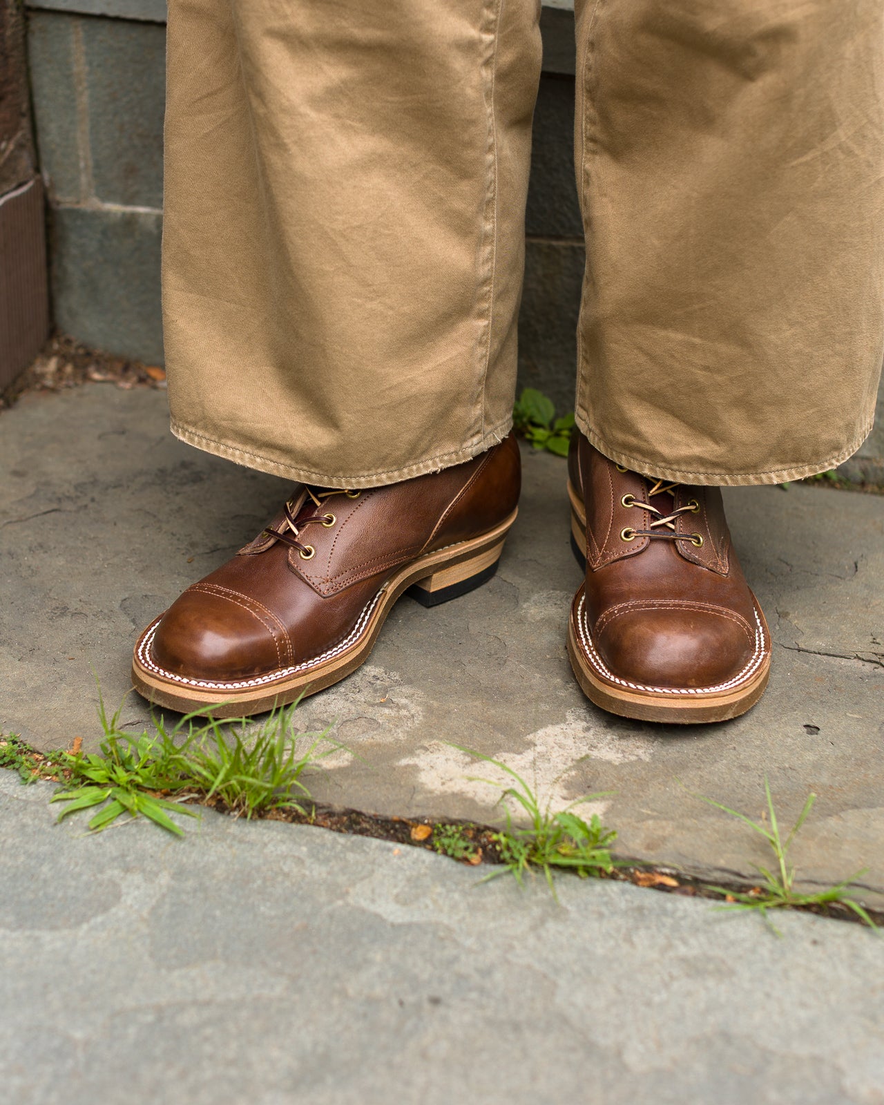 Rolling Dub Trio Roots 8.5" Boot - Brown Horsebutt - Standard & Strange