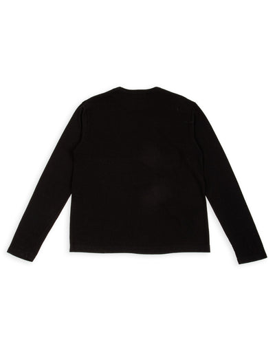 Standard & Strange Wakayama Special Loopwheel L/S Tee - Black - Standard & Strange