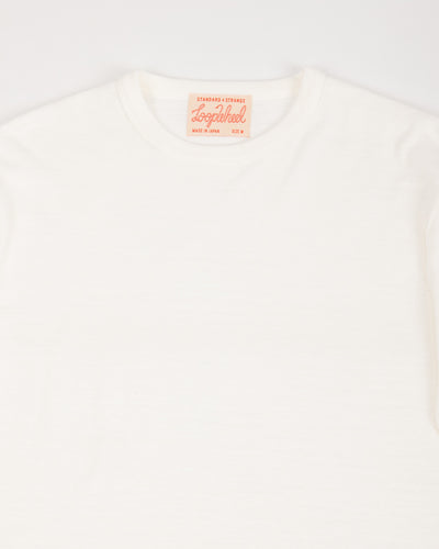 Standard & Strange Wakayama Special Loopwheel L/S Tee - Cream - Standard & Strange