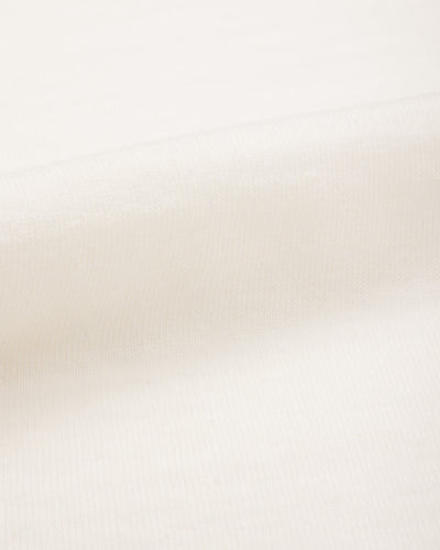 Standard & Strange Wakayama Special Loopwheel L/S Tee - Cream - Standard & Strange