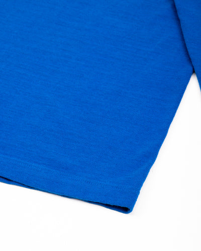 Standard & Strange Wakayama Special Loopwheel L/S Tee - Klein Blue - Standard & Strange