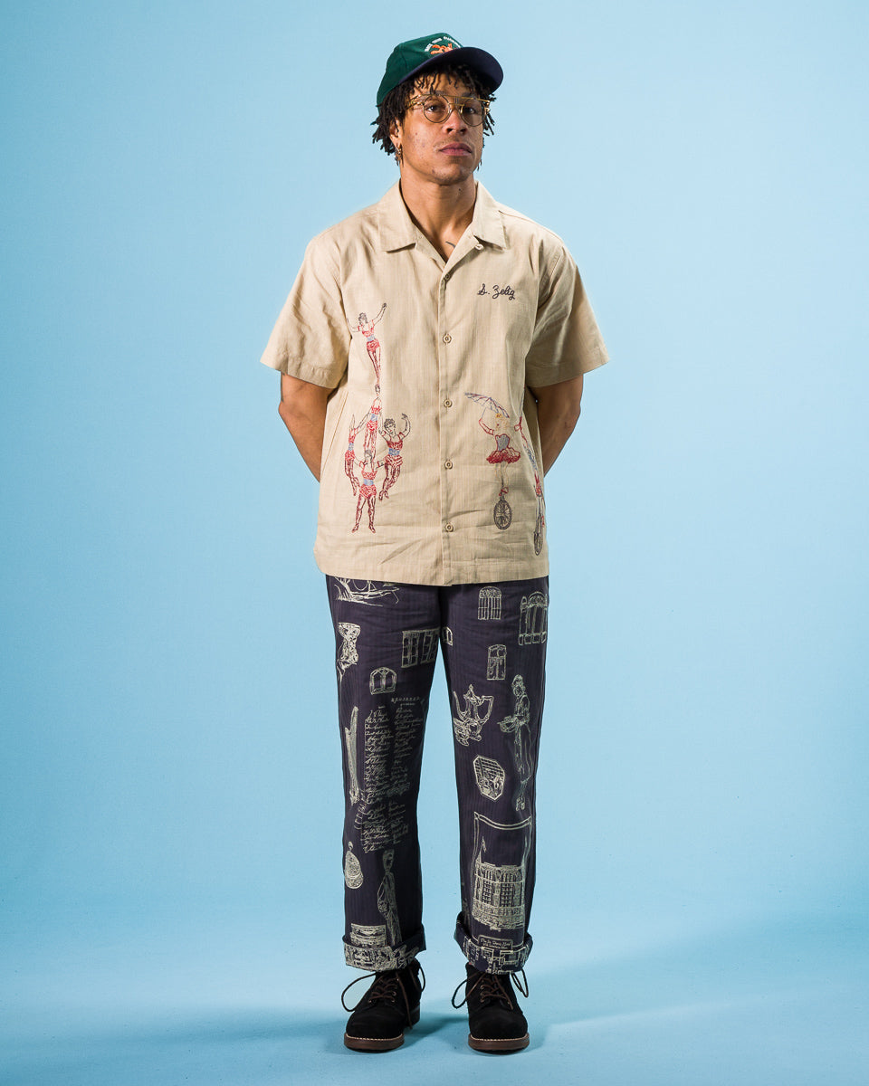 Samuel Zelig Circus Camp Shirt - Natural Tint - Standard & Strange