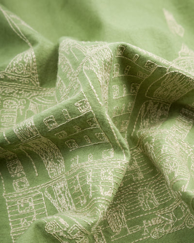 Samuel Zelig Hotel Camp Shirt - Mint Green - Standard & Strange