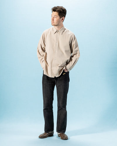 Senui Inside Pockets Shirt - Oyster Vintage Cotton Amundsen - Standard & Strange
