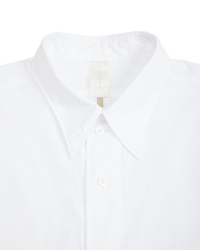 Senui Inside Pockets Shirt - White Broad - Standard & Strange