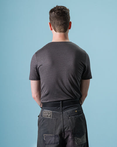TA-CT Kern T-Shirt - Anthracite Linen Jersey - Standard & Strange