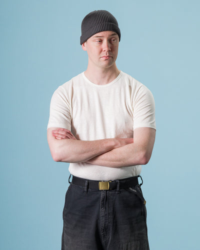 TA-CT Kern T-Shirt - Off-White Linen Jersey - Standard & Strange