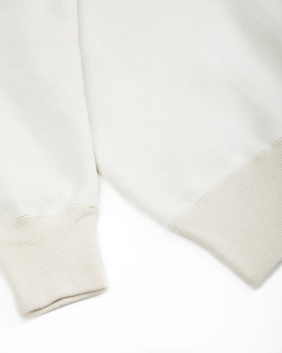 The Real McCoy's 10 oz Loopwheel Crewneck Sweatshirt - Milk - Standard & Strange