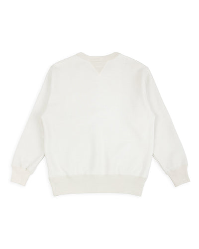The Real McCoy's 10 oz Loopwheel Crewneck Sweatshirt - Milk - Standard & Strange