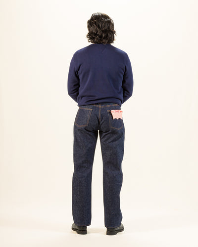 The Real McCoy's 10 oz Loopwheel Crewneck Sweatshirt - Navy - Standard & Strange
