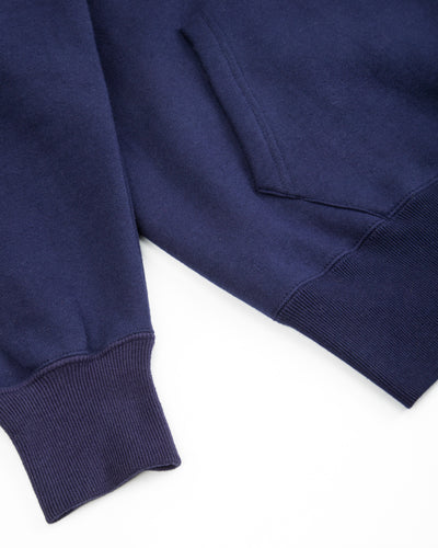 The Real McCoy's 10 oz Loopwheel Hooded Sweatshirt - Navy - Standard & Strange